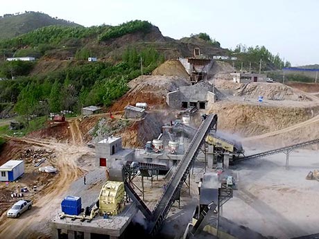 遼寧鐵礦石破碎生產現(xiàn)場